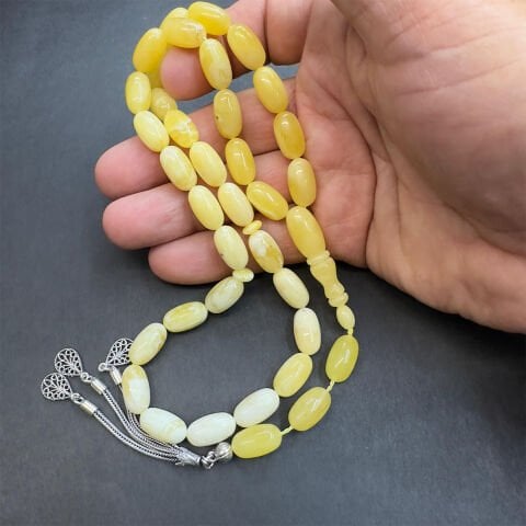 Kaliningrad Damla Kehribar Kapsül Tespih 8*14,5 (mm)