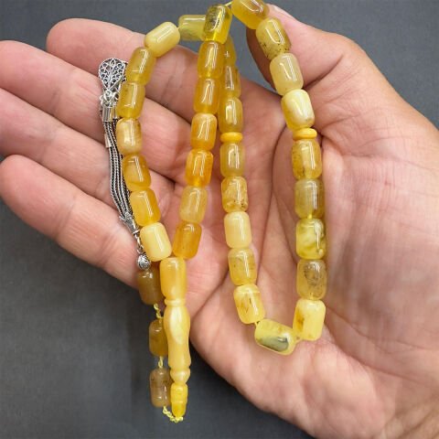 Kaliningrad Damla Kehribar Kapsül Tespih 7,5*10 (mm)