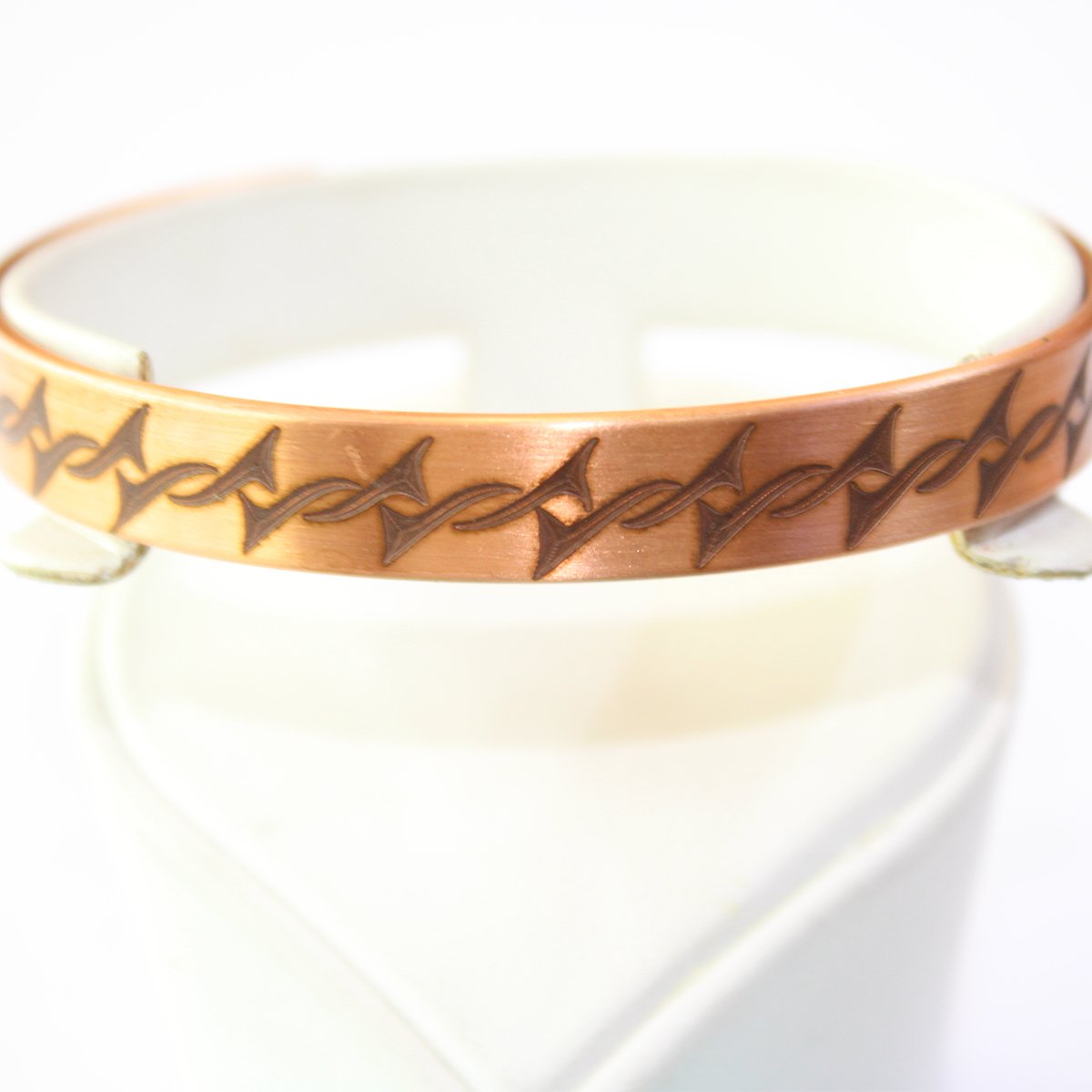 Desenli Bakır Bileklik-9