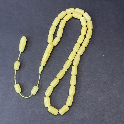 Litvanya Damla Kehribar Tespih 6*10 (mm)-1