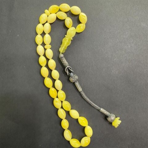 Akça Kaliningrad Damla Kehribar Beyzi Tespih 8*12 (mm)