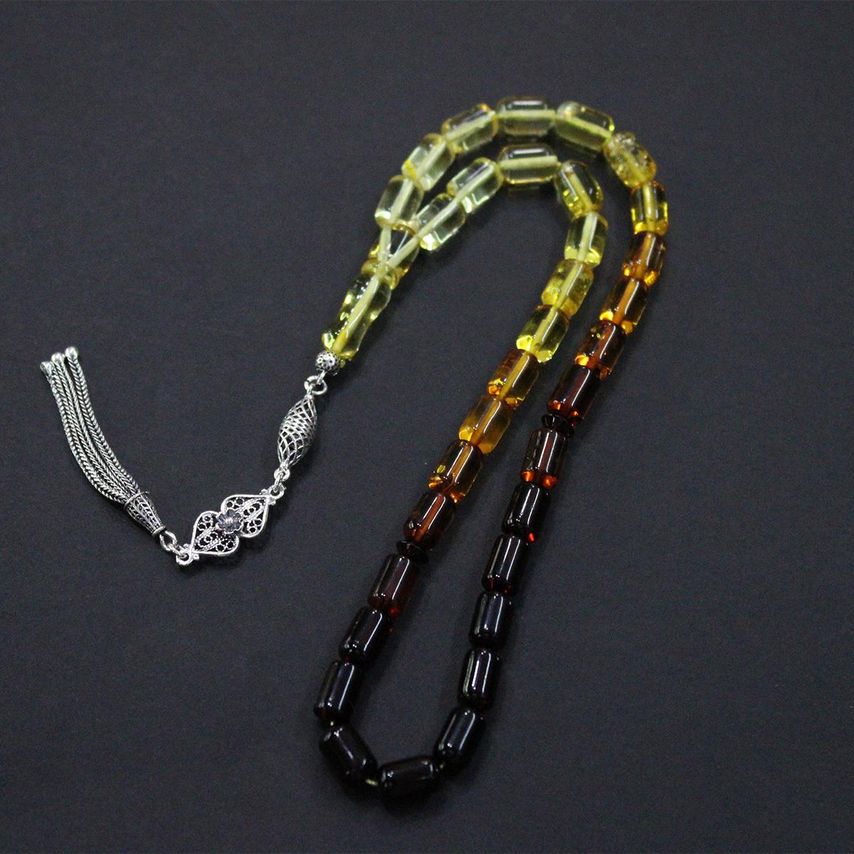 Litvanya Damla Kehribar Kapsül Tespih 6.5*10 (mm)