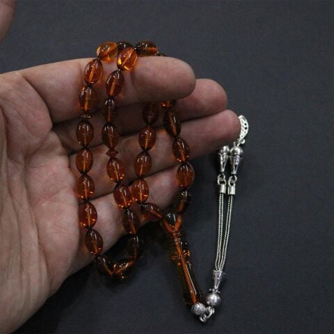 Litvanya Damla Kehribar Beyzi Tespih 7*10,5 (mm)