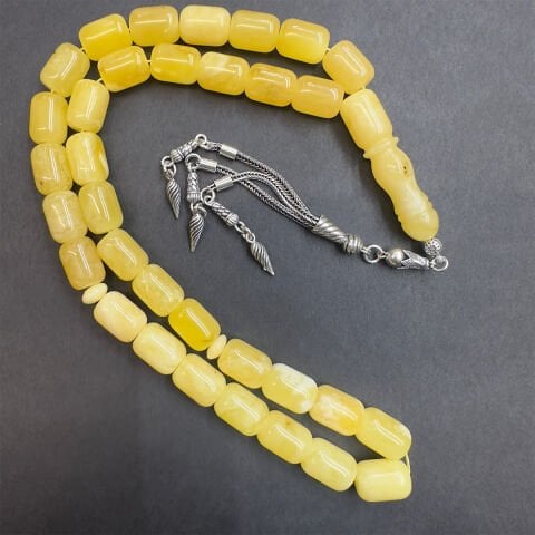 Kaliningrad Damla Kehribar Kapsül Tespih 9*12 (mm)-1