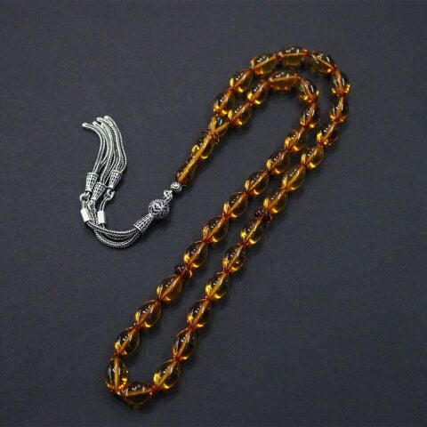 Litvanya Damla Kehribar Beyzi Tespih 7,5*12,5 (mm)