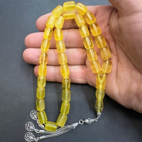 Kaliningrad Damla Kehribar Kapsül Tespih 8*11 (mm)-5