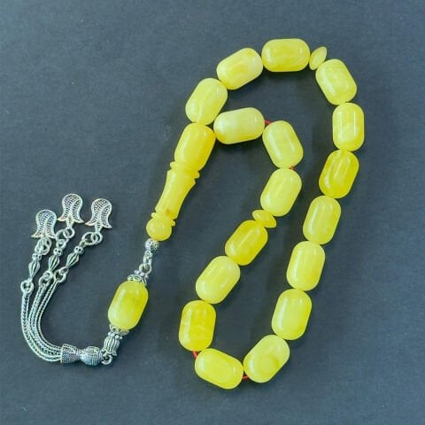 Maskot Kaliningrad Damla Kehribar Tespih 10,5*15,5 (mm)