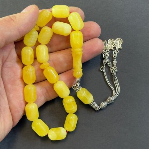 Maskot Kaliningrad Damla Kehribar Tespih 10,5*15,5 (mm)