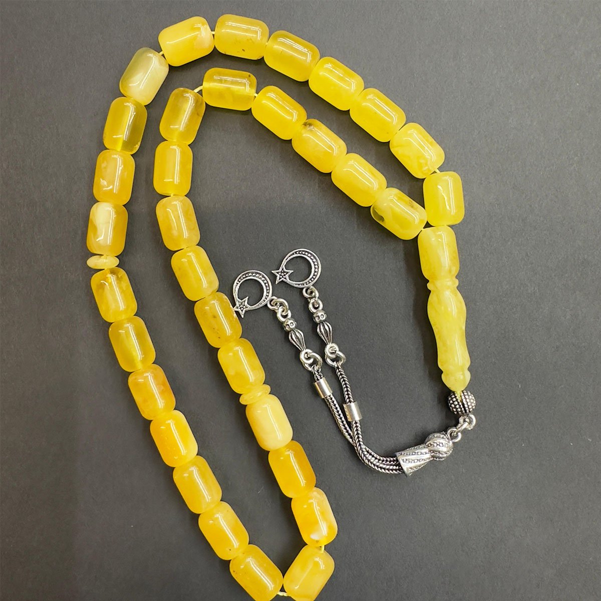 Kaliningrad Damla Kehribar Kapsül Tespih 8*11 (mm)-6