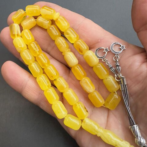 Kaliningrad Damla Kehribar Kapsül Tespih 8*11 (mm)-6