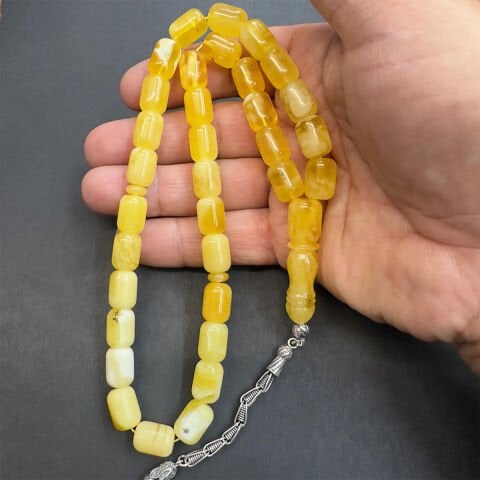 Kaliningrad Damla Kehribar Kapsül Tespih 9*12,5 (mm)