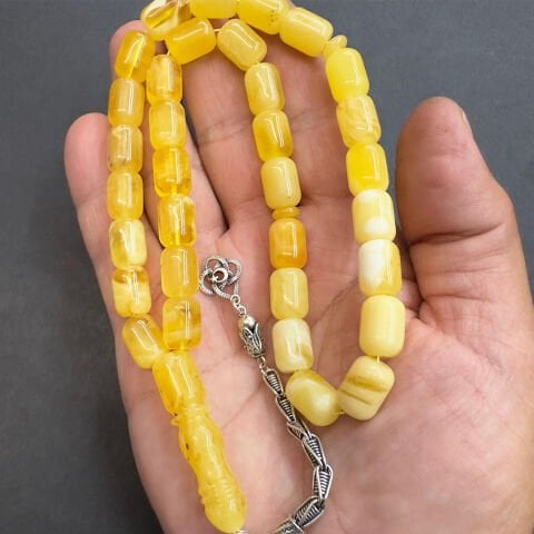 Kaliningrad Damla Kehribar Kapsül Tespih 9*12,5 (mm)