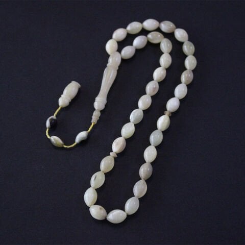 Koç Boynuzu Tespih Beyzi Kesim 8*11,5 (mm)