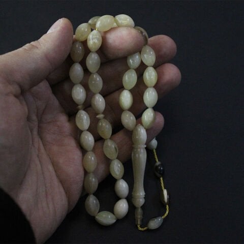 Koç Boynuzu Tespih Beyzi Kesim 8*11,5 (mm)