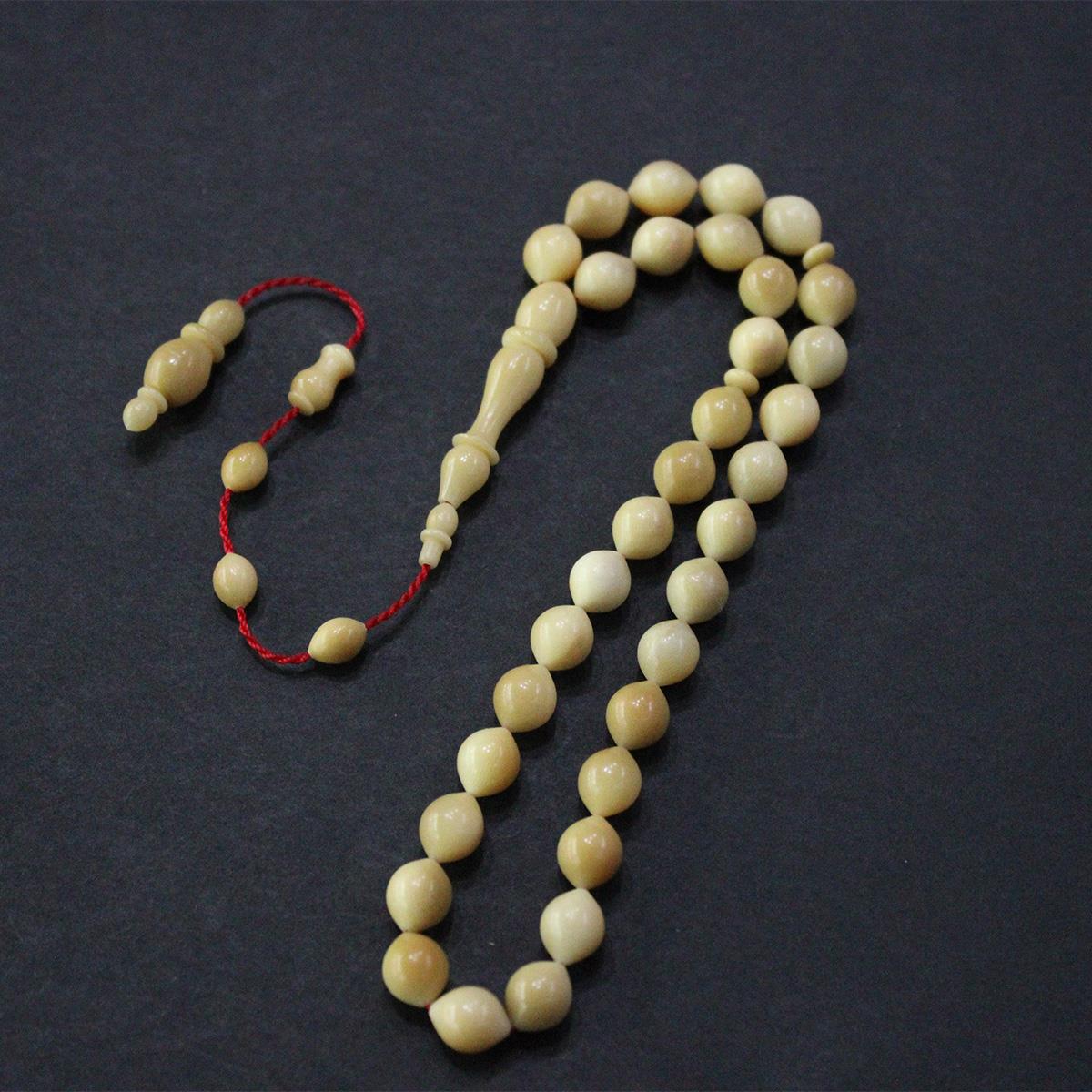 Sütlü Kahve Yerli Atölye İşçiliği Narçıl Tespih 7,5*9 (mm)