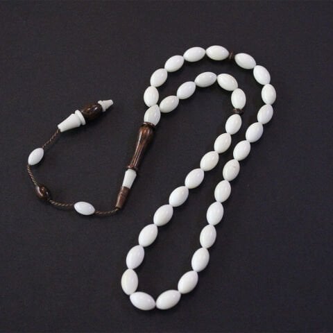 Yerli Atölye İşçiliği Narçıl Yılan Ağacı Tespih 6,5*11 (mm)