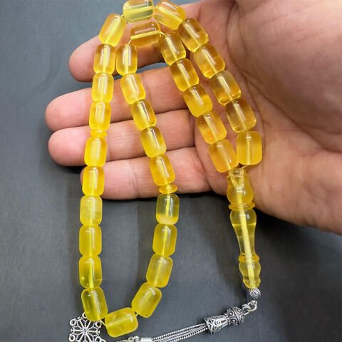 Kaliningrad Damla Kehribar Kapsül Tespih 9*12,5 (mm)-1