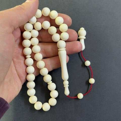 Fil Dişi Tespih Küre Kesim 10 (mm)