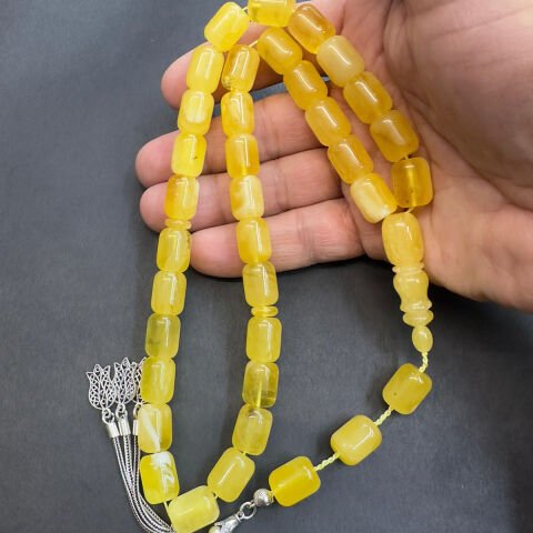 Kaliningrad Damla Kehribar Kapsül Tespih 10*13 (mm)-1