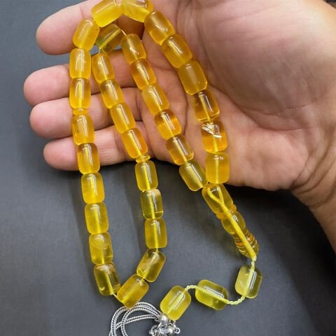 Kaliningrad Damla Kehribar Kapsül Tespih 10*13 (mm)-2