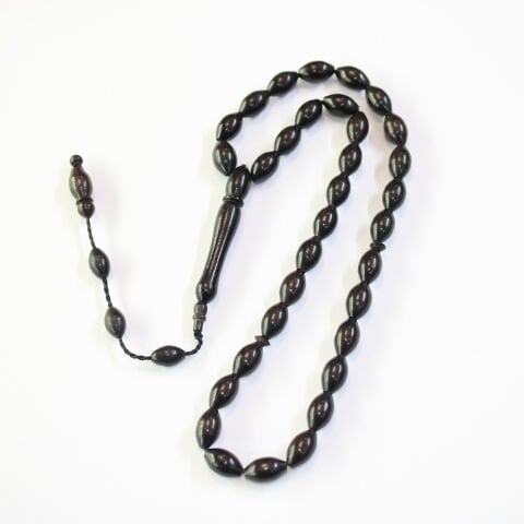 Abanoz Ağacı Tespih Beyzi Kesim 7*11,5 (mm)