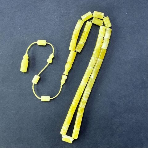 Yerli Atölye İşçiliği Kaliningrad Damla Kehribar Tespih 5,5*10 (mm)