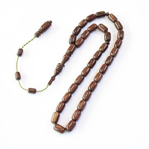 Yerli Atölye İşçiliği Demir Hindi Ağacı Tespih 7*11 (mm)