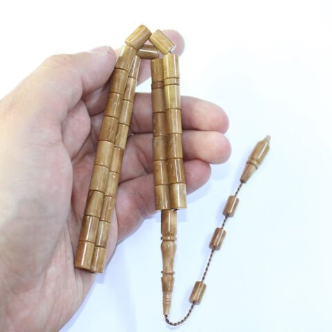 Yerli Atölye İşçiliği Kesme Kuka Tespih 7*11 (mm)