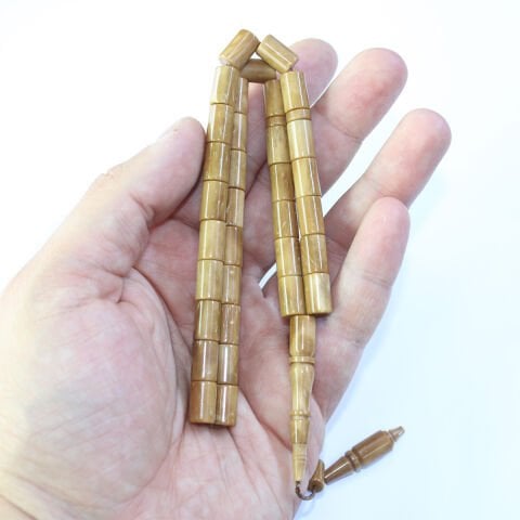 Yerli Atölye İşçiliği Kesme Kuka Tespih 7*11 (mm)