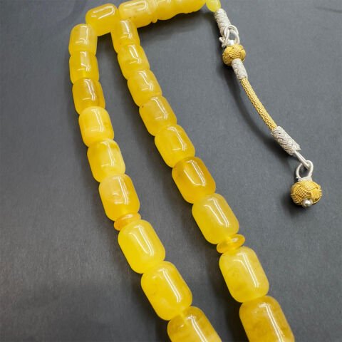 Maskot Kaliningrad Damla Kehribar Tespih 11*13,5 (mm)