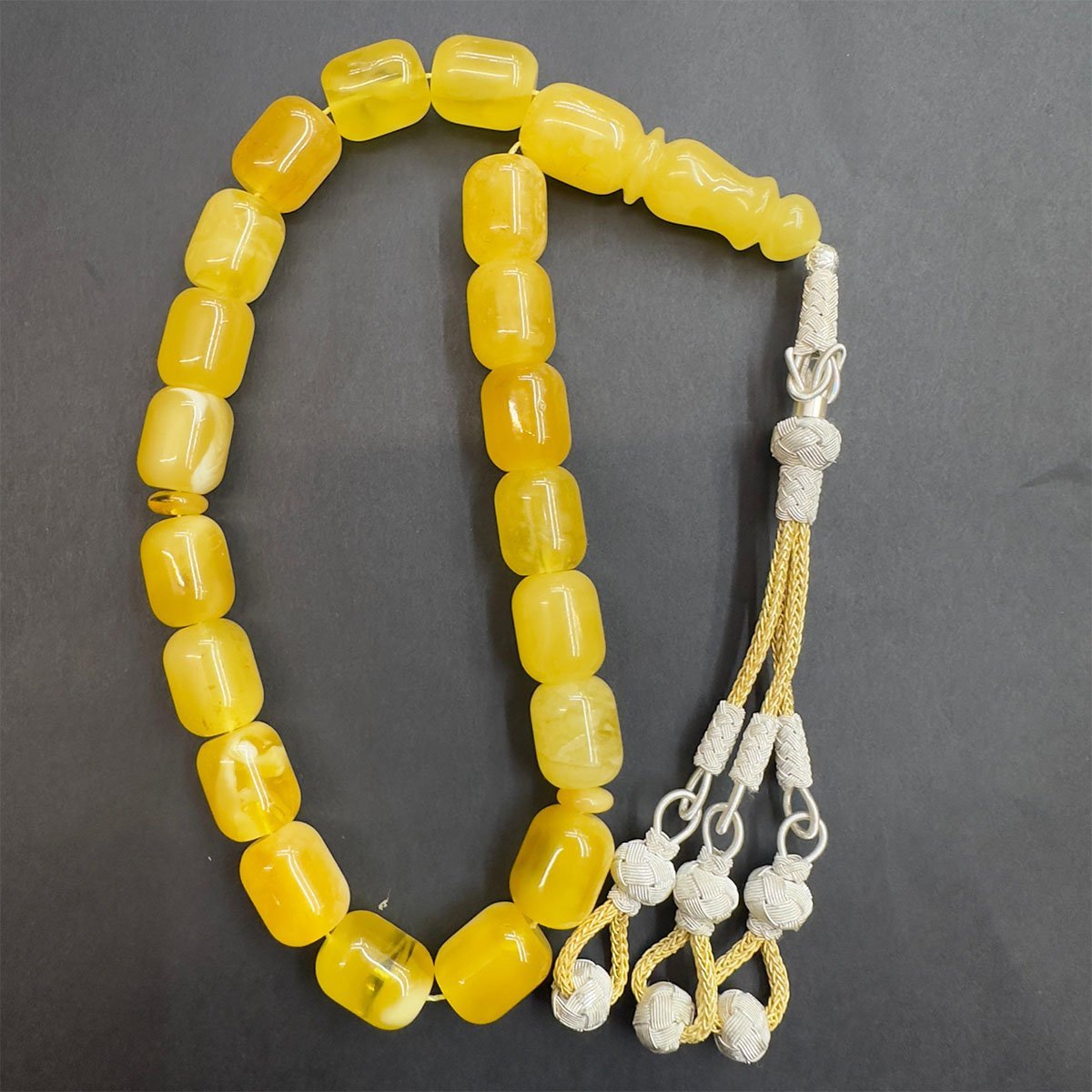 Maskot Kaliningrad Damla Kehribar Tespih 12*14 (mm)