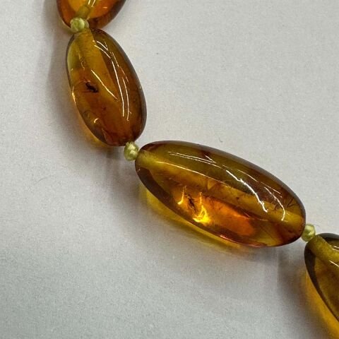 Haşere Fosilli Kaliningrad Damla Kehribar Kolye 10 (gr)