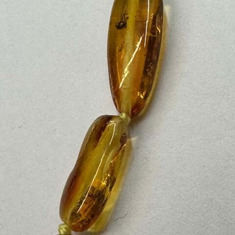 Haşere Fosilli Kaliningrad Damla Kehribar Kolye 10 (gr)