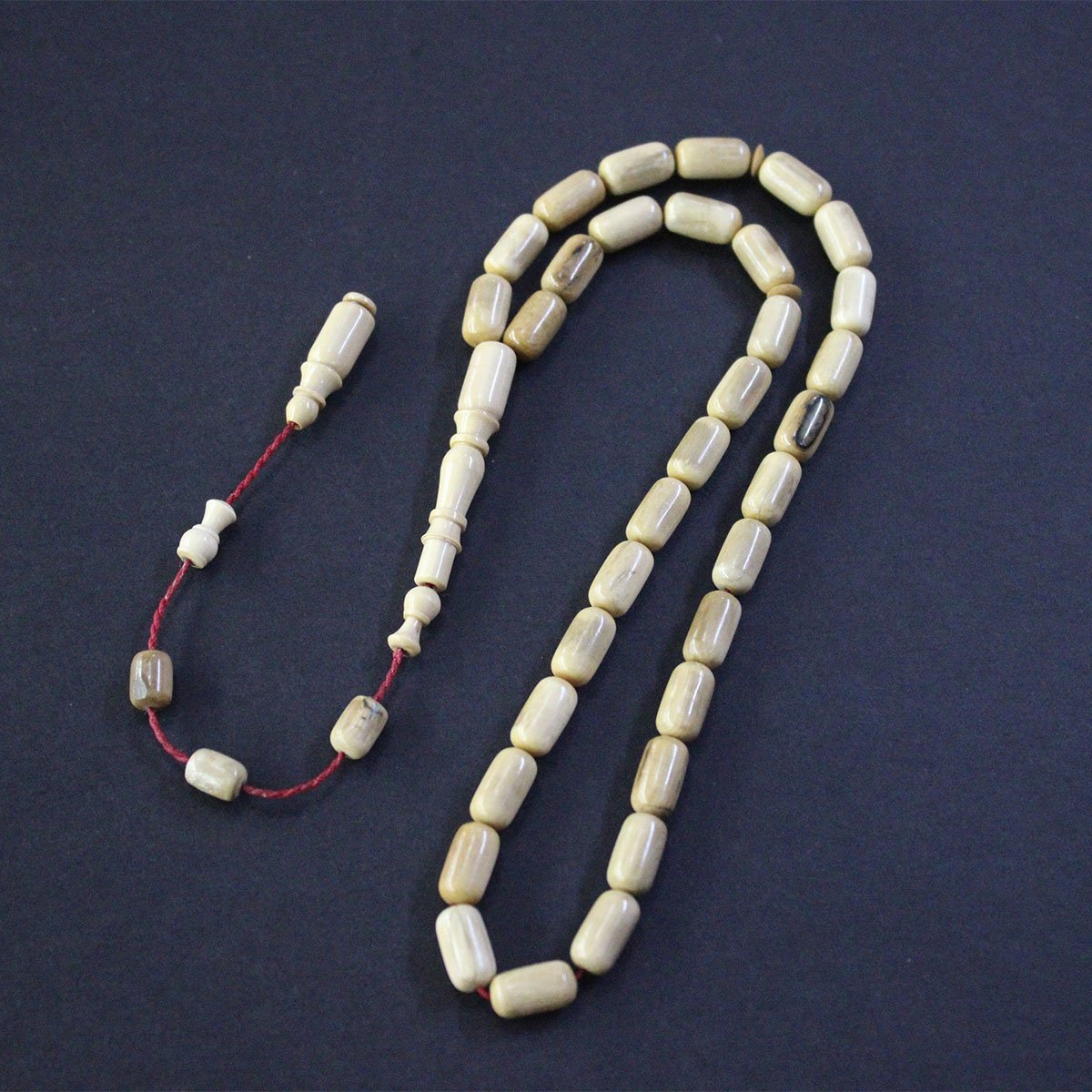 Yerli Atölye İşçiliği Mamut Dişi Tespih 6*11 (mm)