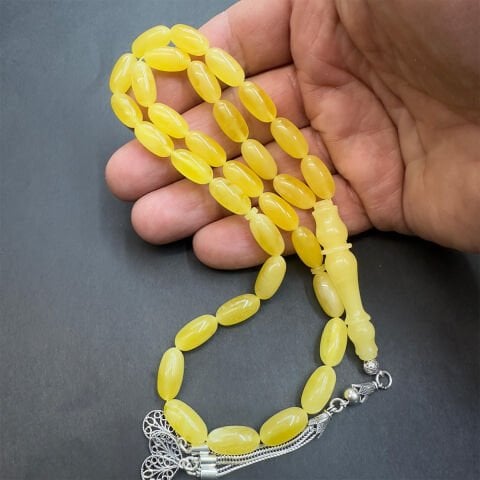 Kaliningrad Damla Kehribar Kapsül Tespih 7*14 (mm)