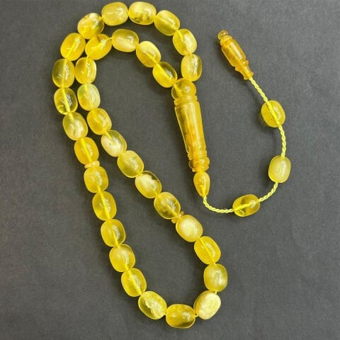 Sistemli Kaliningrad Damla Kehribar Tespih 8,5*10,5 (mm)