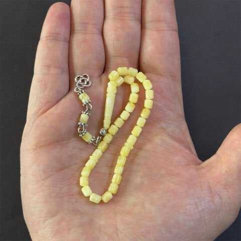 Minik Boy Kaliningrad Damla Kehribar Tespih 4*5 (mm)-1