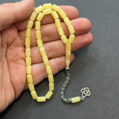 Kaliningrad Damla Kehribar Tespih 5*9 (mm)-1