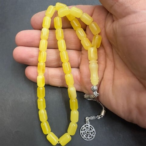 Kaliningrad Damla Kehribar Kapsül Tespih 7*10 (mm)