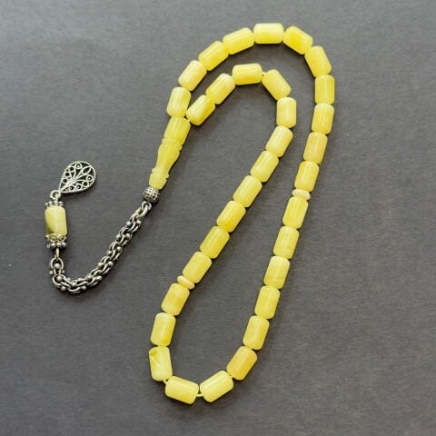 Kaliningrad Damla Kehribar Tespih 5*8 (mm)-1