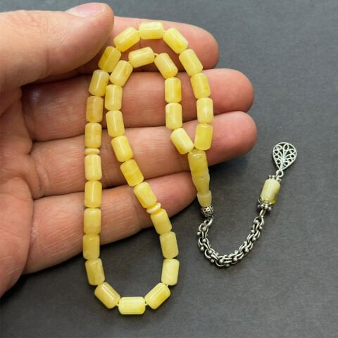 Kaliningrad Damla Kehribar Tespih 5*8 (mm)-1