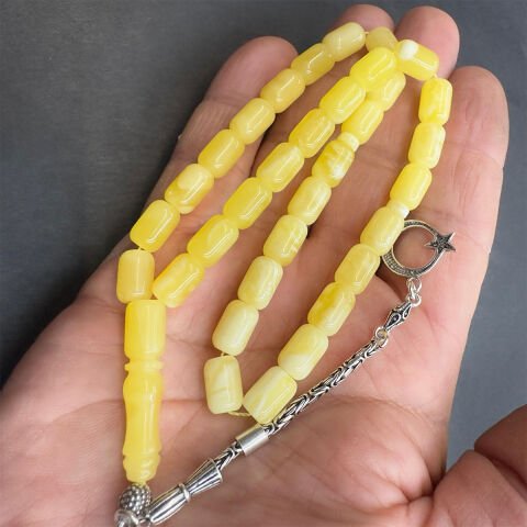 Akça Kaliningrad Damla Kehribar Kapsül Tespih 7*10 (mm)