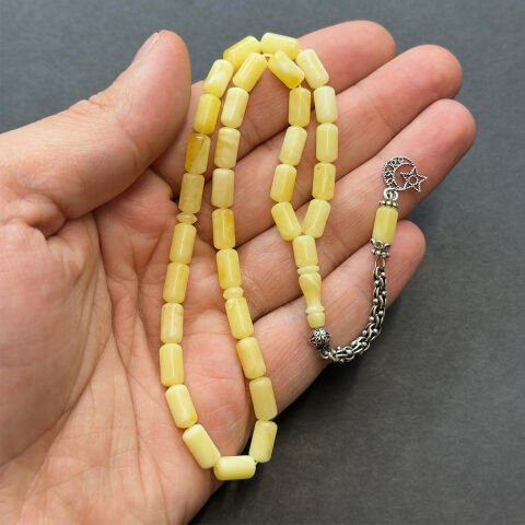 Kaliningrad Damla Kehribar Tespih 5*9,5 (mm)-1