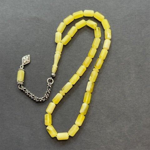 Kaliningrad Damla Kehribar Tespih 5*9 (mm)-2