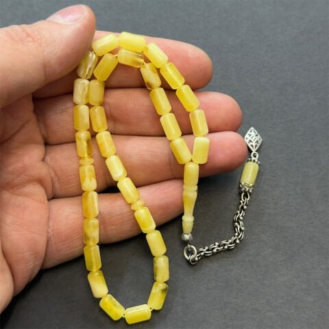 Kaliningrad Damla Kehribar Tespih 5*9 (mm)-2