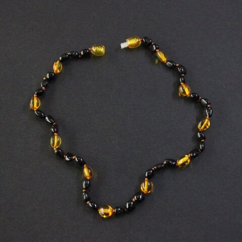 Damla Kehribar Karışık Çocuk Kolye 4,5 (gr)