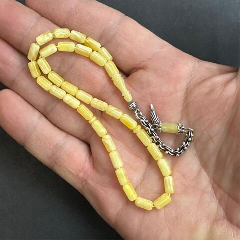 Kaliningrad Damla Kehribar Tespih 4*7,5 (mm)-4