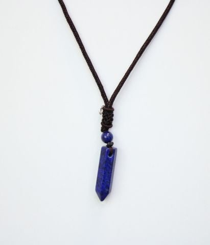 Lapis Lazuli Ayarlanabilir Pandül Kolye