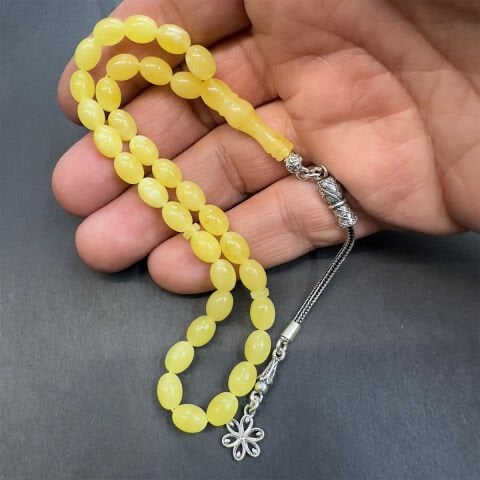 Kaliningrad Damla Kehribar Beyzi Tespih 6*8 (mm)-8