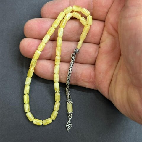 Kaliningrad Damla Kehribar Tespih 4*7 (mm)-3